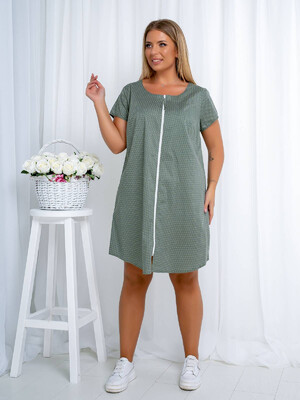 Купить Халат бавовняний на блискавці LINGERIE 170447 в Украина в Lingerie.ua - Одяг для дому та відпочинку, Фото 3