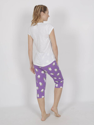 Купить Хлопковый комплект с бриджами VIENETTA 0080800830 в Украина в Lingerie.ua - Одяг для дому та відпочинку, Фото 3