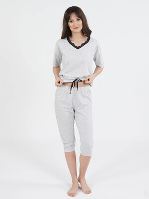 Купить Комплект жіночий з футболки та капрі VIENETTA 0110800000 в Украина в Lingerie.ua - Одяг для дому та відпочинку, Фото 4