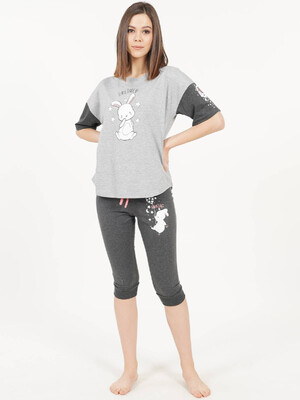 Комплект женский из футболки и капри VIENETTA 0100360000