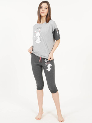 Купить Комплект женский из футболки и капри VIENETTA 0100360000 в Украина в Lingerie.ua - Одяг для дому та відпочинку, Фото 4
