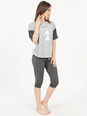 Купить Комплект женский из футболки и капри VIENETTA 0100360000 в Украина в Lingerie.ua - Одяг для дому та відпочинку, Фото 5
