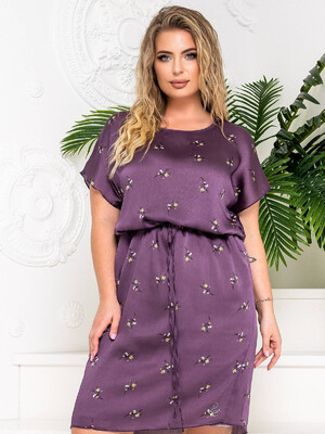 Купить Шовкова сукня з коротким рукавом LINGERIE 170557 в Украина в Lingerie.ua - Одяг для дому та відпочинку, Фото 5