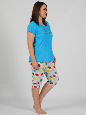 Купить Хлопковый комплект с бриджами VIENETTA 0122940130 в Украина в Lingerie.ua - Одяг для дому та відпочинку, Фото 4