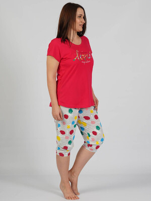 Купить Хлопковый комплект с бриджами VIENETTA 0122940130 в Украина в Lingerie.ua - Одяг для дому та відпочинку, Фото 6