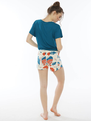 Купить Комплект женский из футболки и шорт VIENETTA 0110390426 в Украина в Lingerie.ua - Одяг для дому та відпочинку, Фото 4