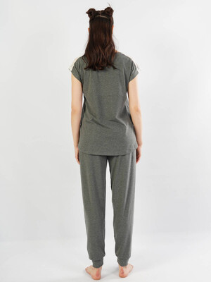 Купить Хлопковый домашний комплект с коротким рукавом VIENETTA 1040050000 в Украина в Lingerie.ua - Одяг для дому та відпочинку, Фото 5