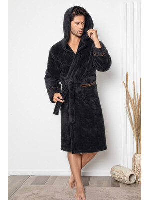 Купить Халат мужской с капюшоном COCOON E14-5476 в Украина в Lingerie.ua - Одяг для дому та відпочинку, Фото 1