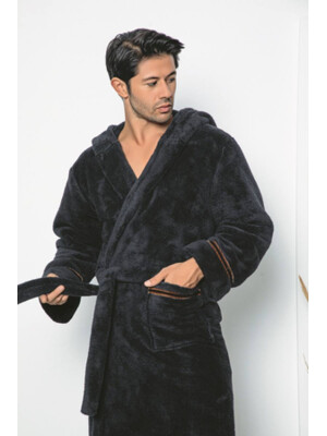 Купить Халат мужской с капюшоном COCOON E14-5476 в Украина в Lingerie.ua - Одяг для дому та відпочинку, Фото 8