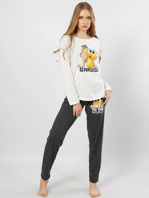 Купить Хлопковый домашний комплект женский VIENETTA 1050830000 в Украина в Lingerie.ua - Одяг для дому та відпочинку, Фото 3