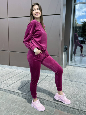 Купить Велюровый костюм с джоггерами LINGERIE 170644 в Украина в Lingerie.ua - Одяг для дому та відпочинку, Фото 3