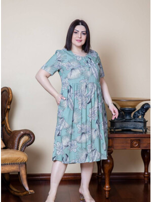 Купить Платье из вискозы летнее в складку COCOON J2-2354 в Украина