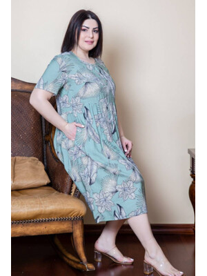 Купить Платье из вискозы летнее в складку COCOON J2-2354 в Украина в Lingerie.ua - Одяг для дому та відпочинку, Фото 4