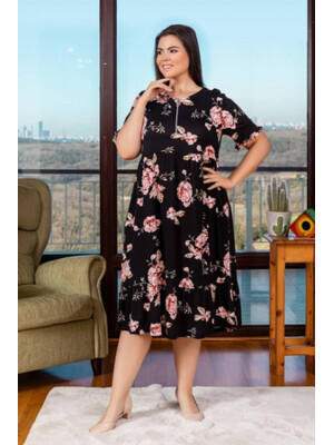 Купить Платье из вискозы летнее с завышенной талией COCOON J2-2280 в Украина в Lingerie.ua - Одяг для дому та відпочинку, Фото 1