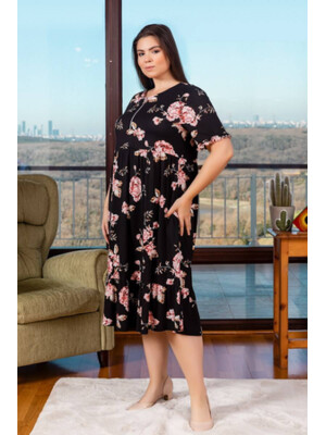 Купить Платье из вискозы летнее с завышенной талией COCOON J2-2280 в Украина в Lingerie.ua - Одяг для дому та відпочинку, Фото 3