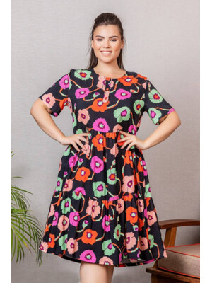 Купить Платье летнее с цветочным принтом COCOON J2-2390 в Украина в Lingerie.ua - Одяг для дому та відпочинку, Фото 4