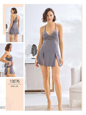 Купить Комплект из туники и трусиков с кружевом SEVIM 13576 в Украина в Lingerie.ua - Одяг для дому та відпочинку, Фото 7