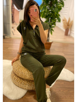 Купить Костюм ADROM 3375 безрукавка на молнии и брюки в Украина в Lingerie.ua - Одяг для дому та відпочинку, Фото 8