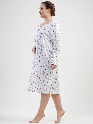 Купить Ночная сорочка (туника) VIENETTA 1611595034  большие размеры в Украина в Lingerie.ua - Одяг для дому та відпочинку, Фото 2