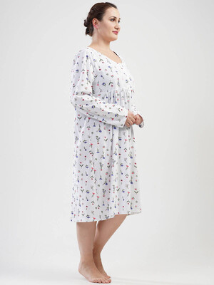 Купить Ночная сорочка (туника) VIENETTA 1611595034  большие размеры в Украина в Lingerie.ua - Одяг для дому та відпочинку, Фото 5