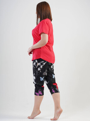 Купить Хлопковый комплект с капри VIENETTA 1120940353 в Украина в Lingerie.ua - Одяг для дому та відпочинку, Фото 3