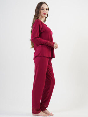 Купить Женская пижама из вискозы с кружевом Vienetta CLASSIC 2020650000 в Украина в Lingerie.ua - Одяг для дому та відпочинку, Фото 4