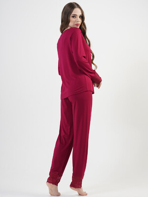 Купить Женская пижама из вискозы с кружевом Vienetta CLASSIC 2020650000 в Украина в Lingerie.ua - Одяг для дому та відпочинку, Фото 5