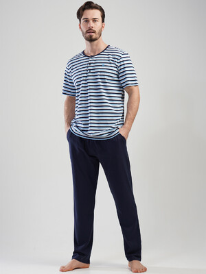 Купить Бавовняний костюм домашній зі штанами VIENETTA MAN 1112000000 в Украина в Lingerie.ua - Одяг для дому та відпочинку, Фото 3