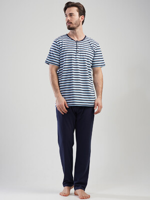 Купить Бавовняний костюм домашній зі штанами VIENETTA MAN 1112000000 в Украина в Lingerie.ua - Одяг для дому та відпочинку, Фото 5