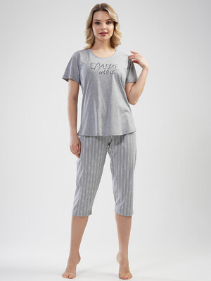 Хлопковый комплект с капри VIENETTA 1112691294