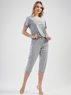 Купить Бавовняний комплект з капрі VIENETTA 1112691294 в Украина в Lingerie.ua - Одяг для дому та відпочинку, Фото 3