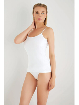 Купить Хлопковая женская майка на тонких бретельках SEVIM 063 в Украина в Lingerie.ua - Одяг для дому та відпочинку, Фото 7