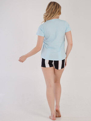 Купить Бавовняна піжама з шортами VIENETTA 2111650351 в Украина в Lingerie.ua - Одяг для дому та відпочинку, Фото 2