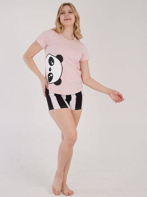 Купить Бавовняна піжама з шортами VIENETTA 2111650351 в Украина в Lingerie.ua - Одяг для дому та відпочинку, Фото 5