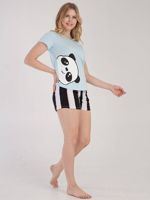 Купить Бавовняна піжама з шортами VIENETTA 2111650351 в Украина в Lingerie.ua - Одяг для дому та відпочинку, Фото 6