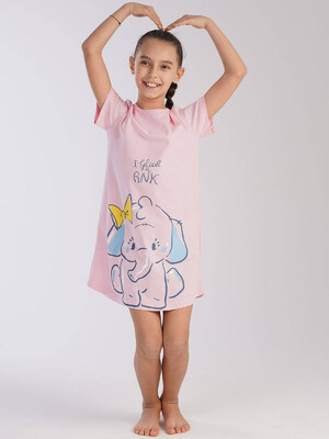 Купить Бавовняна туніка з коротким рукавом VIENETTA 2113290000 в Украина в Lingerie.ua - Одяг для дому та відпочинку, Фото 5