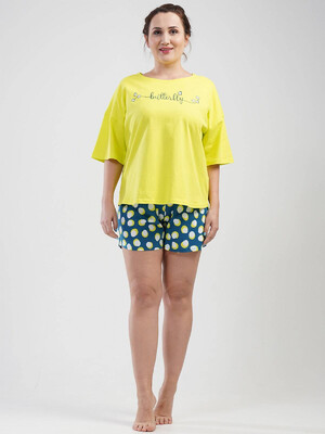 Хлопковый комплект с шортами VIENETTA 1100800743
