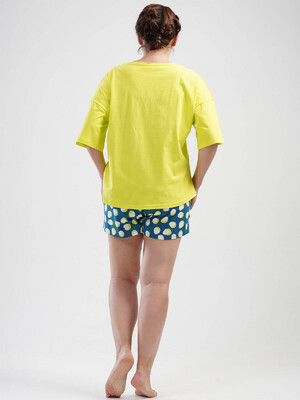 Купить Хлопковый комплект с шортами VIENETTA 1100800743 в Украина в Lingerie.ua - Одяг для дому та відпочинку, Фото 2