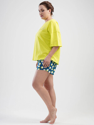 Купить Хлопковый комплект с шортами VIENETTA 1100800743 в Украина в Lingerie.ua - Одяг для дому та відпочинку, Фото 3