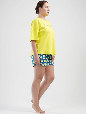 Купить Хлопковый комплект с шортами VIENETTA 1100800743 в Украина в Lingerie.ua - Одяг для дому та відпочинку, Фото 5