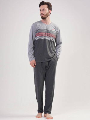 Купить Хлопковая пижама с длинным рукавом VIENETTA MAN 2041200000 в Украина в Lingerie.ua - Одяг для дому та відпочинку, Фото 2