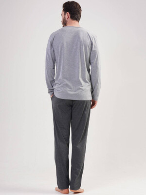 Купить Хлопковая пижама с длинным рукавом VIENETTA MAN 2041200000 в Украина в Lingerie.ua - Одяг для дому та відпочинку, Фото 4
