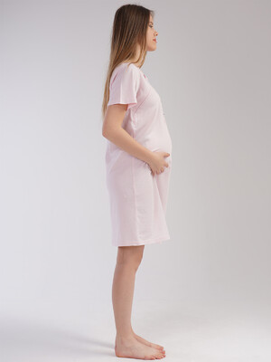 Купить Хлопковая туника для беременных и кормящих мам VIENETTA 2112160000 в Украина в Lingerie.ua - Одяг для дому та відпочинку, Фото 3