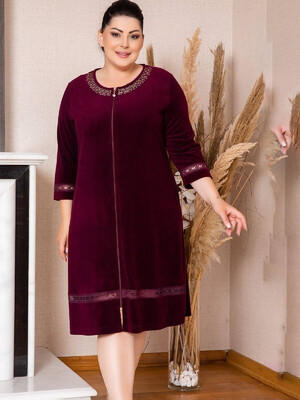 Купить Женский халат из модала на молнии COCOON 22-6004 в Украина в Lingerie.ua - Одяг для дому та відпочинку, Фото 2