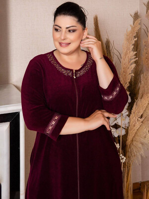 Купить Женский халат из модала на молнии COCOON 22-6004 в Украина в Lingerie.ua - Одяг для дому та відпочинку, Фото 4