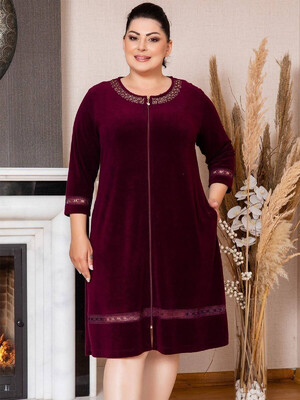 Купить Женский халат из модала на молнии COCOON 22-6004 в Украина в Lingerie.ua - Одяг для дому та відпочинку, Фото 7