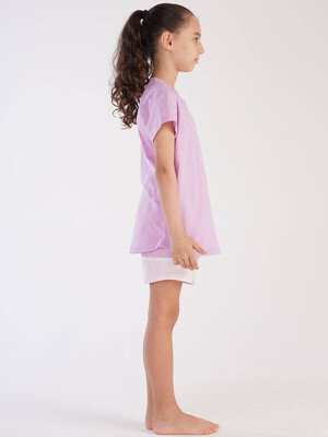 Купить Хлопковая пижама с шортами VIENETTA KIDS 2125991494 в Украина в Lingerie.ua - Одяг для дому та відпочинку, Фото 2