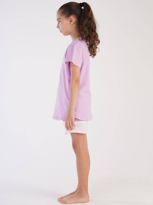 Купить Хлопковая пижама с шортами VIENETTA KIDS 2125991494 в Украина в Lingerie.ua - Одяг для дому та відпочинку, Фото 3
