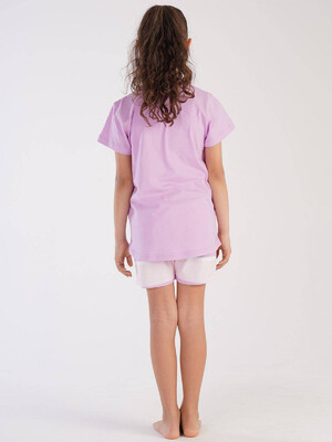 Купить Хлопковая пижама с шортами VIENETTA KIDS 2125991494 в Украина в Lingerie.ua - Одяг для дому та відпочинку, Фото 4