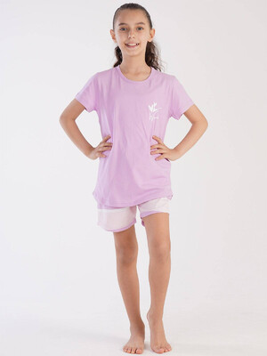 Купить Хлопковая пижама с шортами VIENETTA KIDS 2125991494 в Украина в Lingerie.ua - Одяг для дому та відпочинку, Фото 5